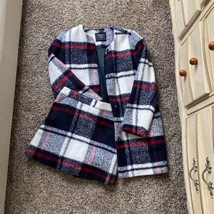 Matching Peacoat and skirt